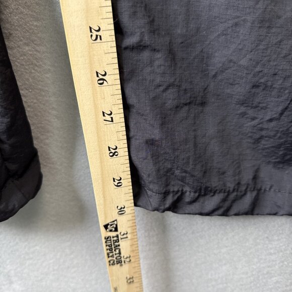 RUE Plus Parachute Pants Size 1X Black Pockets Pull Strings Y2K 100% Nylon 50x30 - Picture 3 of 8